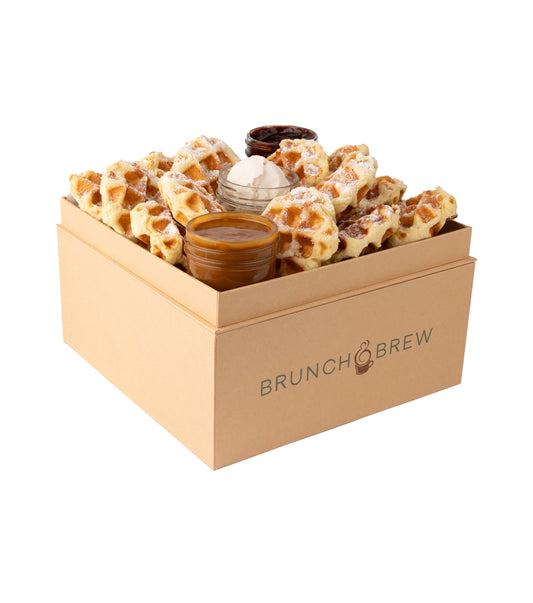 Authentic Belgian Waffle Platter