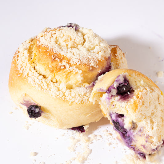 Blueberry Cheese Babka Loaf