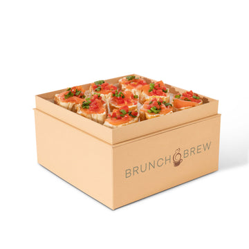Lox Crostini Platter